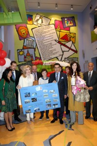 Επίσκεψη του Ύπατου Εκπροσώπου της Συμμαχίας των Πολιτισμών του ΟΗΕ και της Πρόεδρου του  “Global Thinkers Forum”  στην Ογκολογική Μονάδα Παίδων "ΕΛΠΙΔΑ"