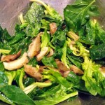 Σαλάτα Σπανάκι με Μανιτάρια